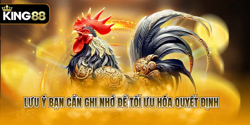 Lưu ý bạn cần ghi nhớ để tối ưu hóa quyết định