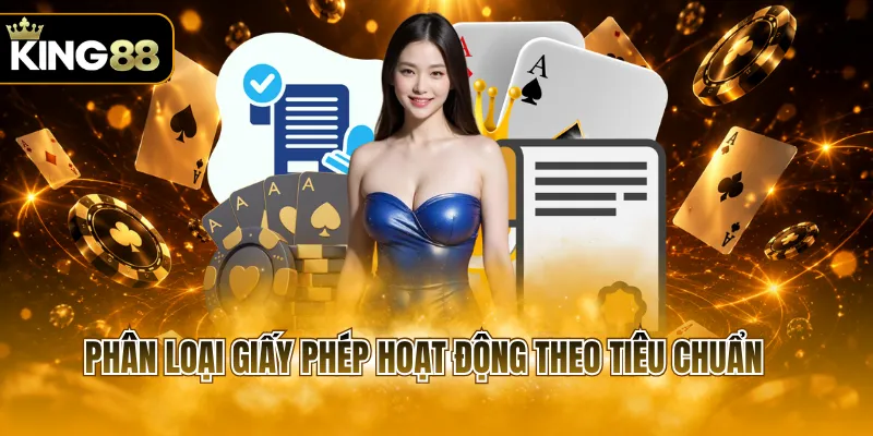 Phân loại giấy phép hoạt động theo tiêu chuẩn 
